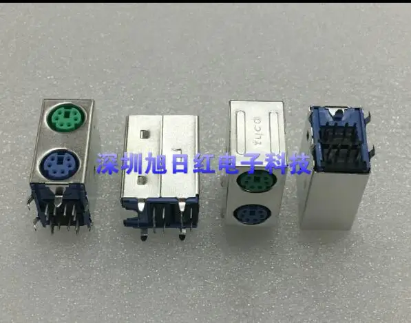 

10pcs Keyboard and mouse interface socket 6p motherboard PS2 keyboard and mouse socket keyboard mouse mouth