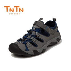 TNTN Mens Hiking Sandals Outdoor Trekking Shoes Beach Sandals Men Women Sneakers Breathable Hiking Shoes Trail Water Sandals Men