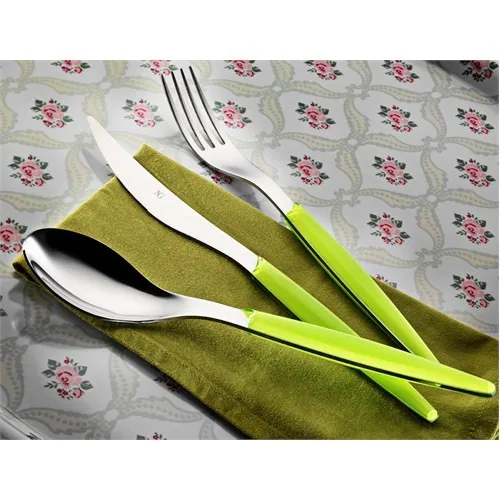 30 Pieces Cutlery Knife Set Peanut Green Cutlery Spoon Fork Set Kitchen Utensils Tableware Sets Tableware