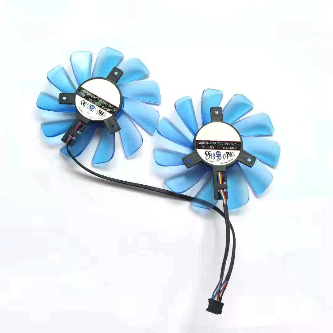 Вентилятор для видеокарты, 4 контакта, 85 мм, для его RX470, RX474, RX570, RX574, RX580, RX588