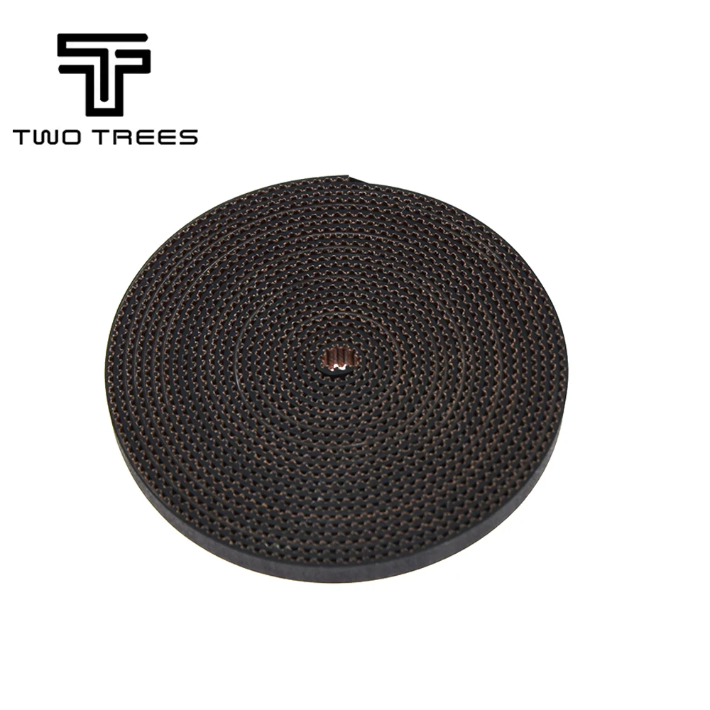 Twotrees 5m/lot Upgrade GT2 Timing Open Belt For Blu-5 Plus Printer Width 6mm 2GT Pulley Non-slip Rubber Belt 3D Printer Part