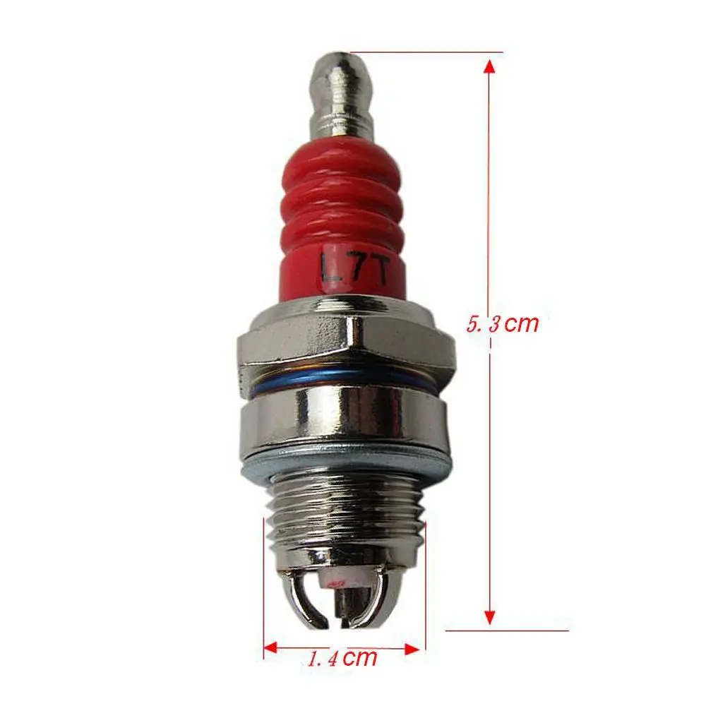 สามด้านเสา Spark Plug L7T สำหรับเบนซิน Chainsaw และเครื่องตัดแปรง