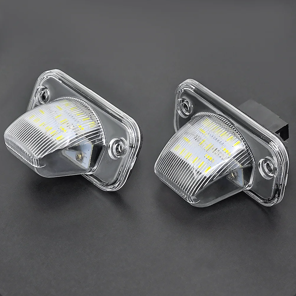 1 Pair LED Number License Plate Light For VW Transporter T4 / Caravelle MK4 / Multivan MK4 Jetta Passat B5 B6 Combi Eurova