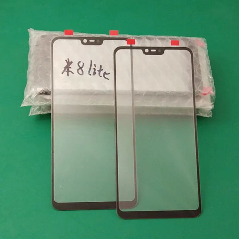 

5pcs Front Panel with oca glue For Xiaomi Mi8 Mi9 SE Mi8 Lite Youth Mi8 PRO TouchScreen Outer Glass Lens Replacement