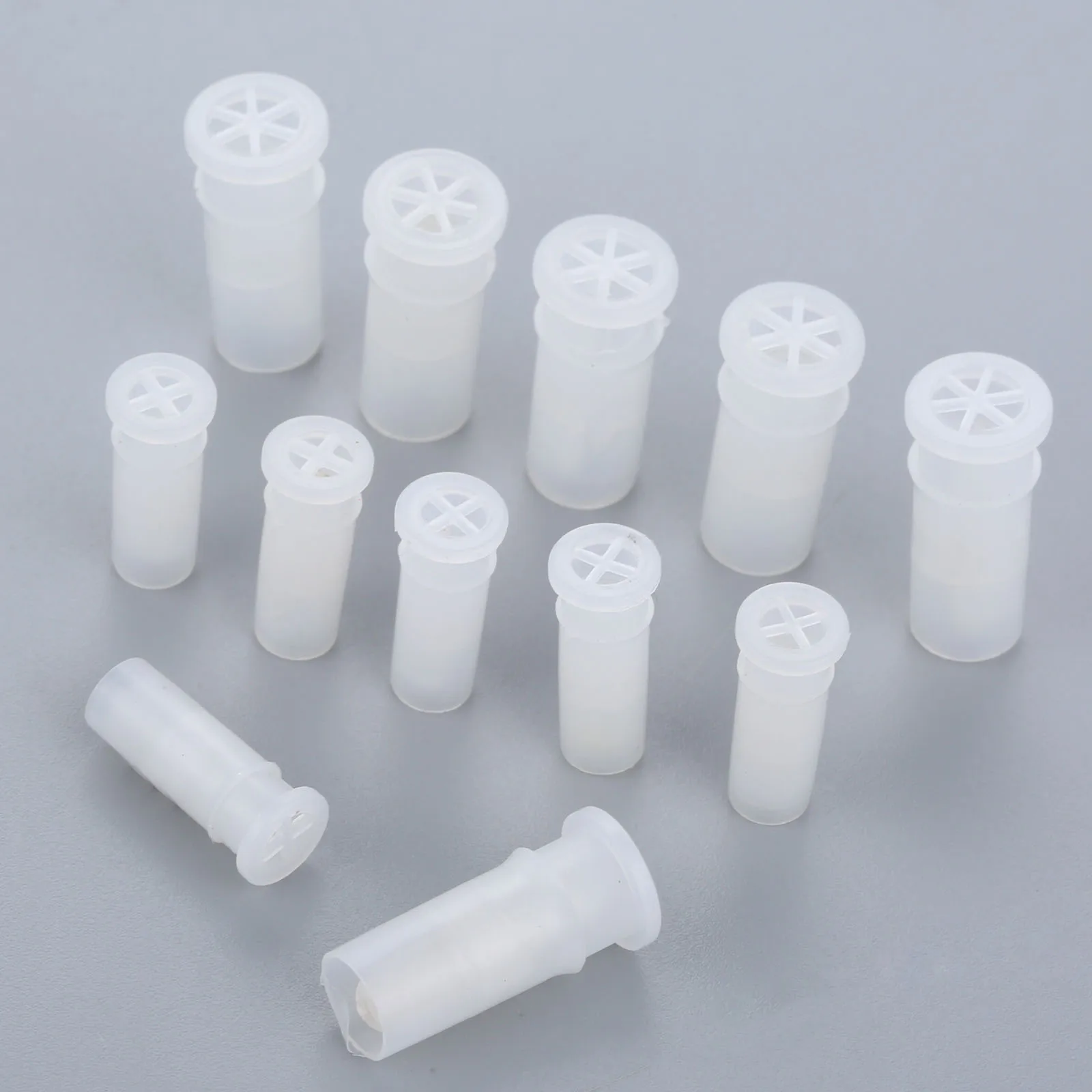 100pcs Toy Noise Maker Insert Squeaker Reed Plastic Dog Cat Shoe DIY Doll Repair Fix Pet Baby Craft replacement 15mm/17mm White