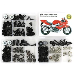 Fit For Honda VTR1000F VTR 1000F 1998-2005 Motorcycle Complete Full Fairing Bolts Kit Clips Nuts Screws Steel