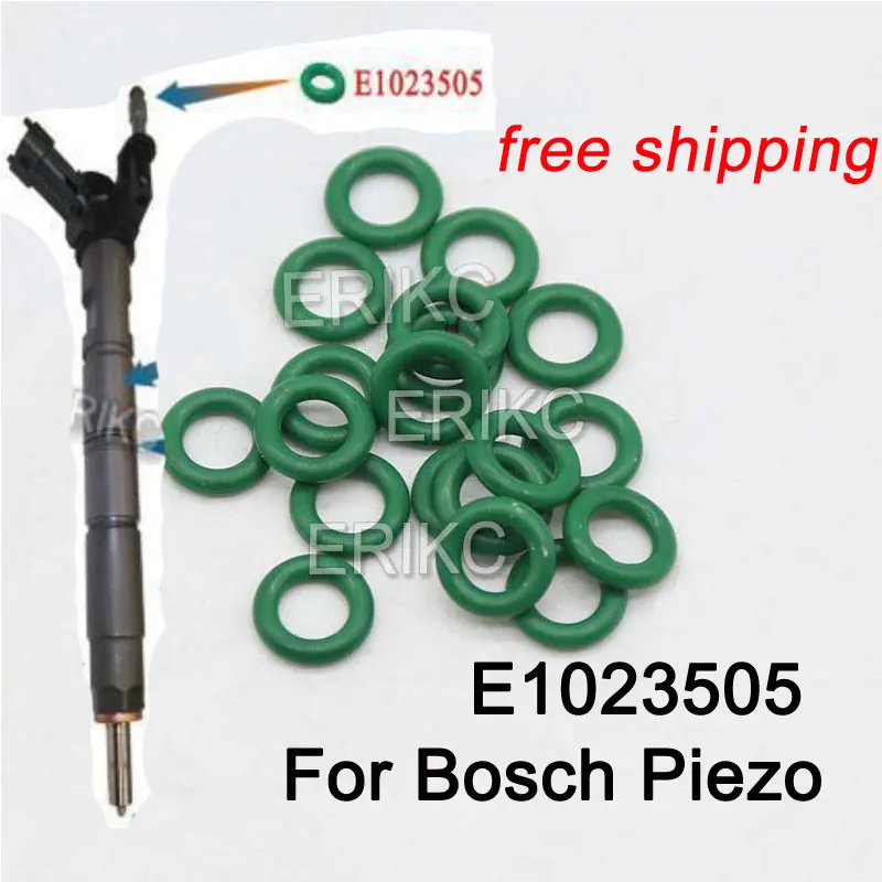 Fuel Injection Nozzle O-Ring E1023505 Spray Oil Return Pipe Joint Sealing Ring for Bosch Piezo Diesel Injector 0445 115 116 117