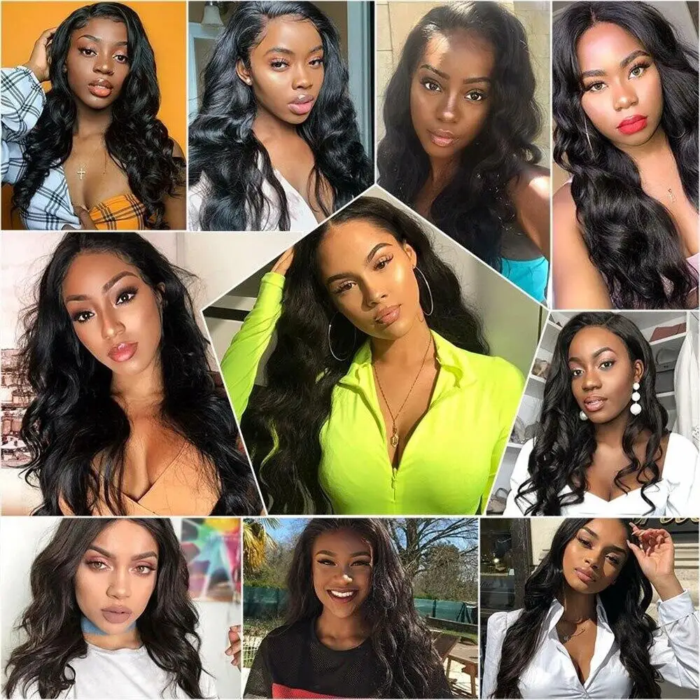 Peruvian Body Wave Bundles 1PC Virgin Hair Bundles Natural Color Free Shipping Natural Hair Extensions Human Hair Weave Bundles