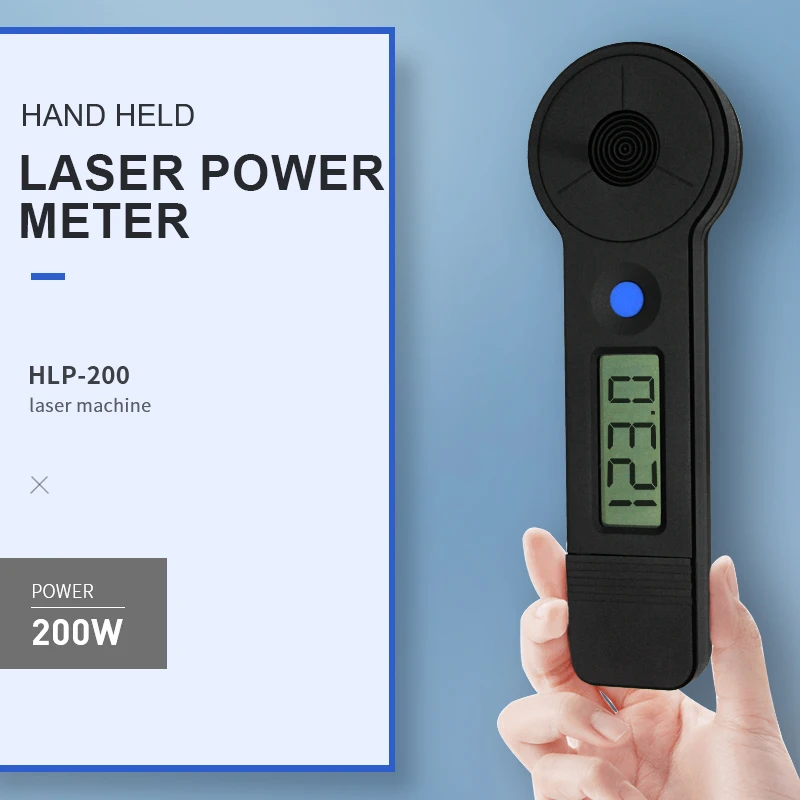 Handheld co2 Laser Power Meter Tube Power Meter 0-200W HLP-200 1064um For Laser Marking Engraving Cutting Machine Parts