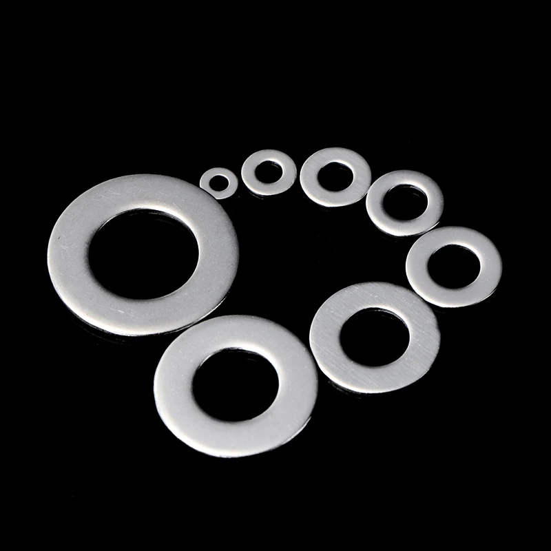1010Pcs M2 M3 M4 M5 M6 M8 M10 M12 Washer Set Rvs Wasmachine Platte Ringen Ring Plain Washer pakkingen Assortiment Kit