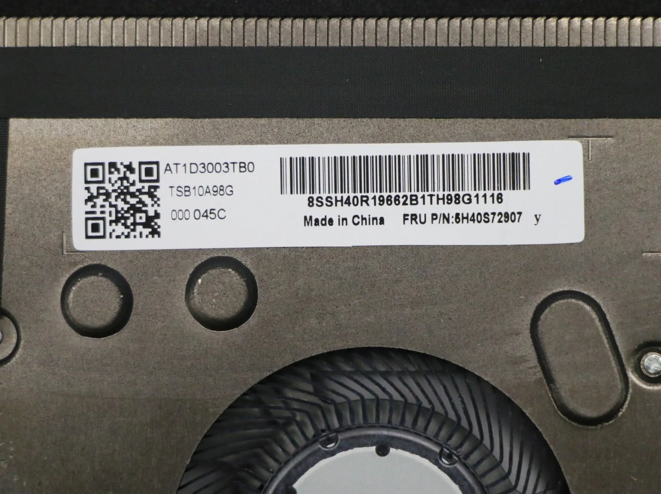 Imagem -05 - Original Uma Cpu Ventilador de Refrigeração do Dissipador Calor Refrigerador do Radiador para Lenovo Thinkpad E14 E15 Portátil 5h40s72906 5h40s72907 Novo