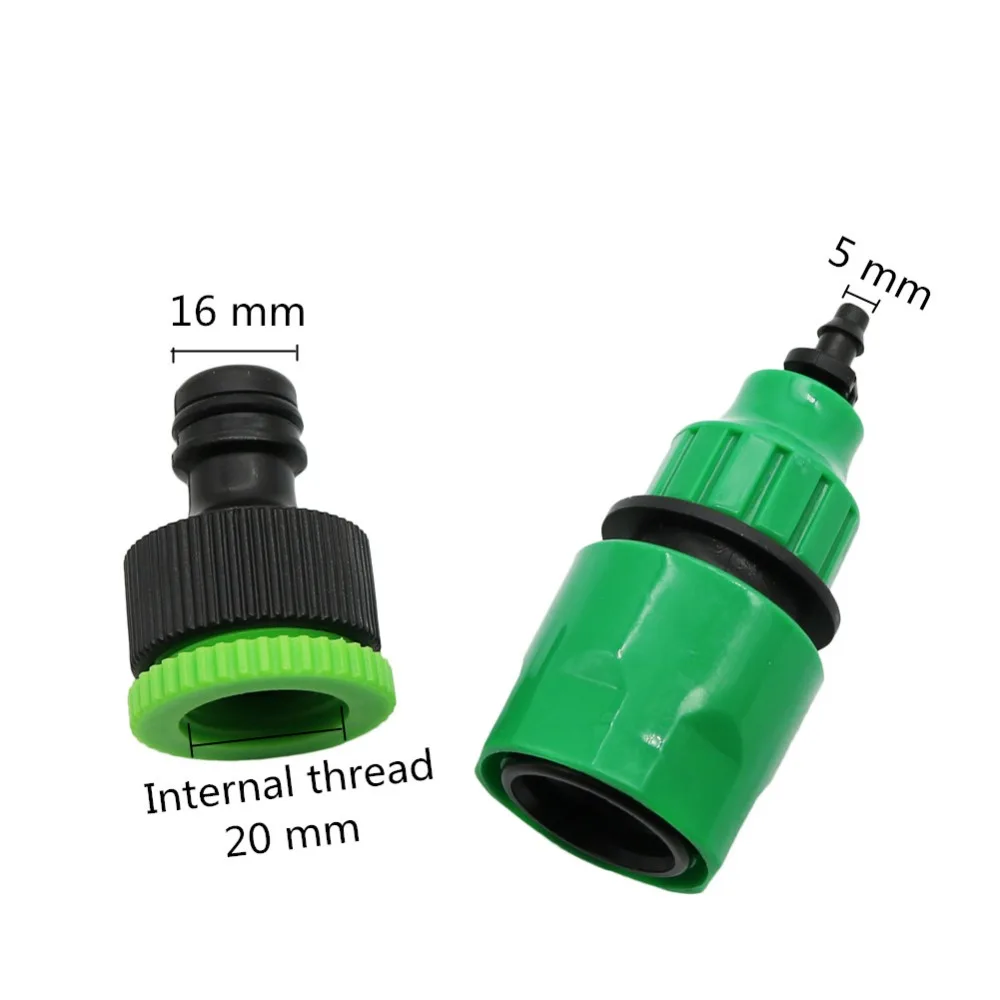 Water Pipe Quick Coupling with 1/2 Inch Female Thread Barbed 4/7mm 8/11mm Pipe Quick Connectors Pipe Quick Connectors 1 Pc