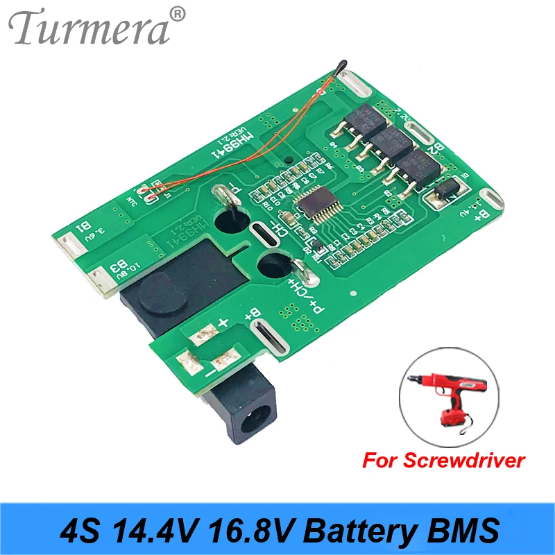 4S 16,8 V 14,4 V 20 A 18650 Li-Ionen-Lithium-Akku BMS für Schraubendreher Shura Ladegerät Schutzplatine passend für Bohrmaschinen