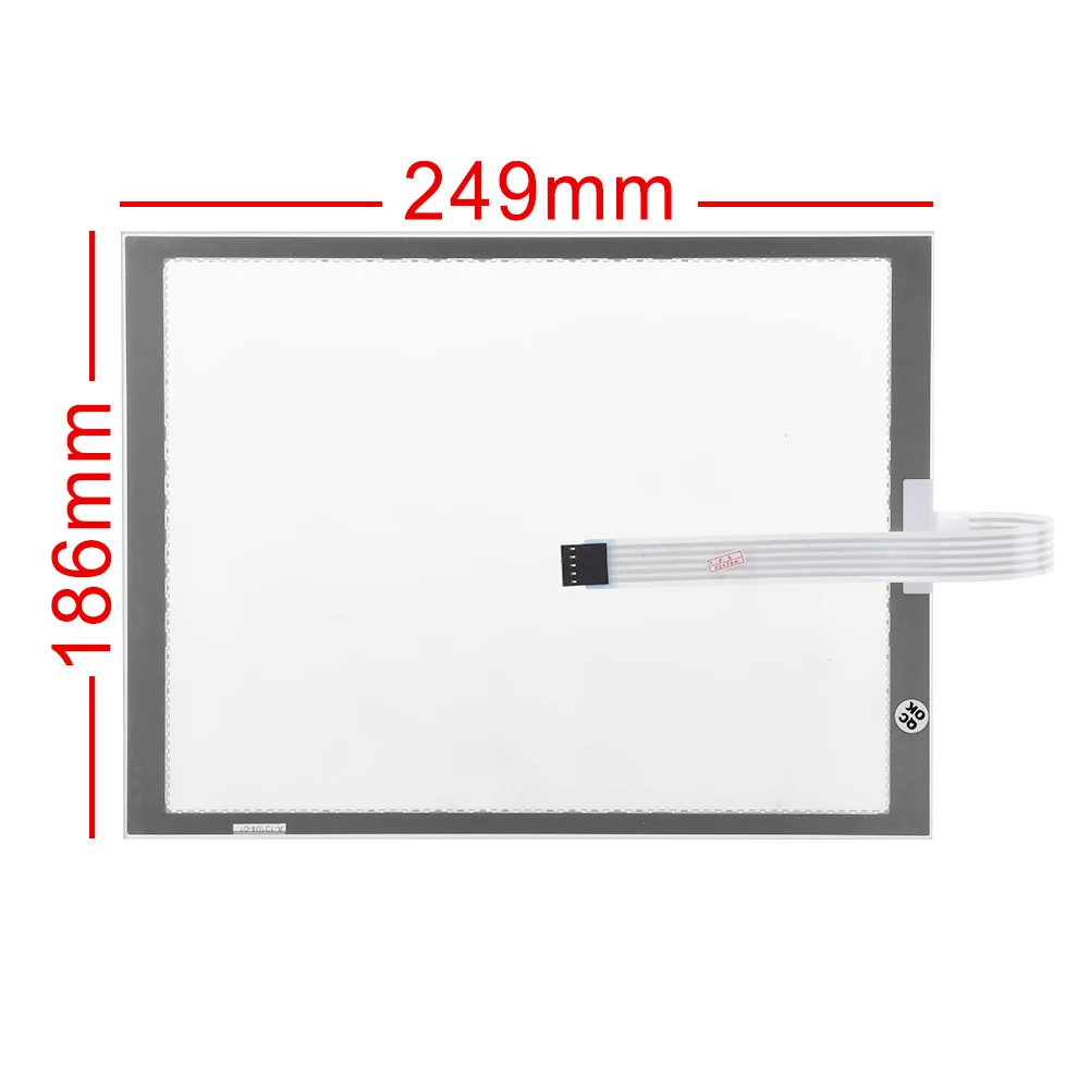 

10.4" for T104S-5RA003N-0A18R0-200FH Resistive Touch Screen 249*186mm 5-wire