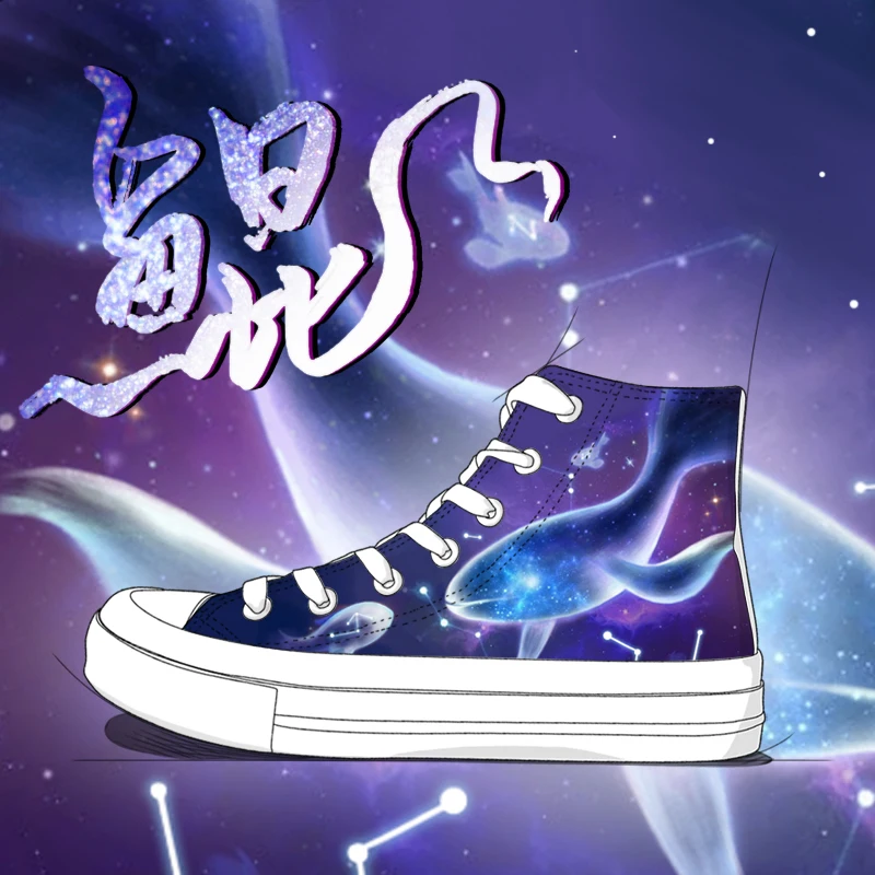 Amy and Michael 2021 Spring Designers Sneakers Female Students Fantasy Hand Painted Canvas Shoes Fashion Women Vulcanized Shoes