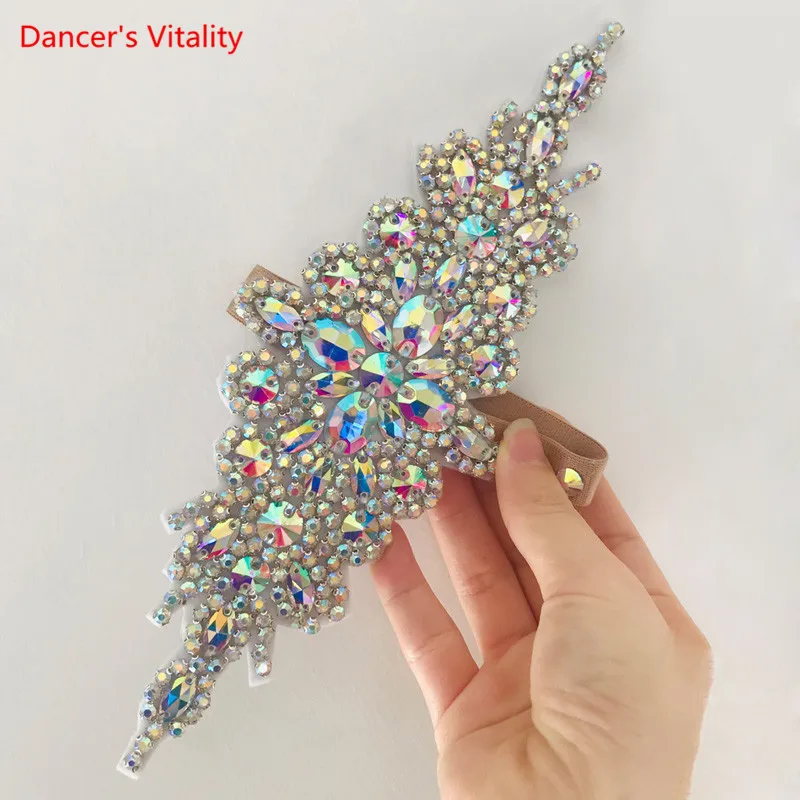 Belly Dance Foot Accessories High-end Diamond-Studded Anklet  Oriental Dancing Female Adult Temperament Performance Accessories