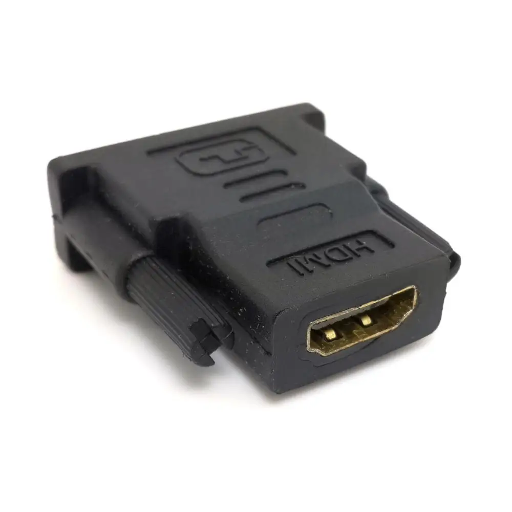 Wtyk męski do HDMI DVI kompatybilny Adapter żeński DVI (24 + 1) do złącza HD dla projektor HDTV HD-do DVI