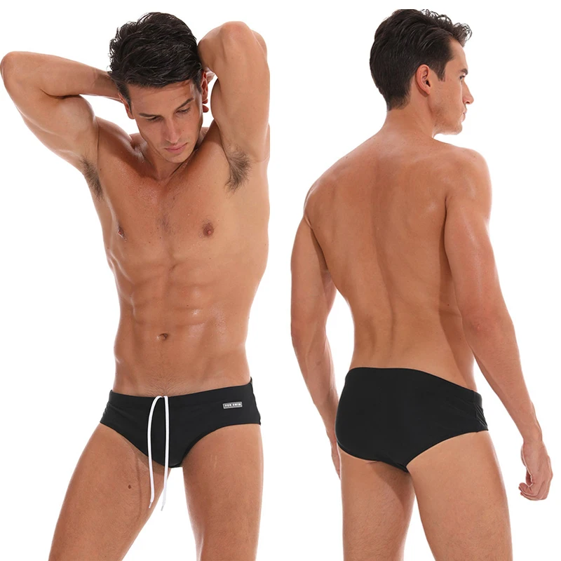 Datifer 2024 Summer Mens Shorts Swim Briefs Polyester Underpants Male Removed Pad Sexy Gym Plus Size Bermudas Masculina Swimsuit