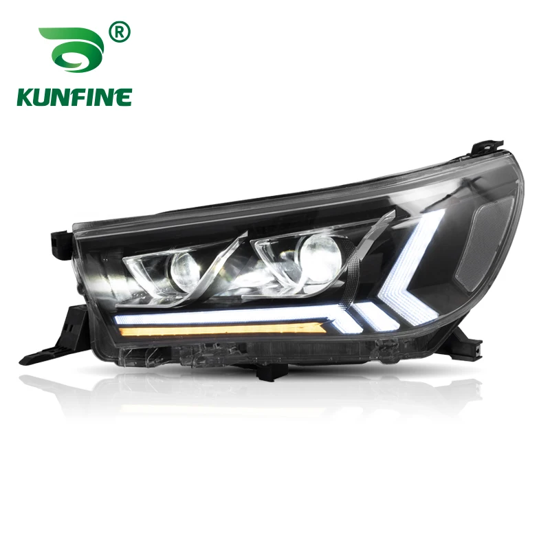 2PCS Car Styling Car Headlight Assembly For Toyota Vigo Hilux 2016-UP LED Head Lamp Car Tuning Light Parts Plug And Play