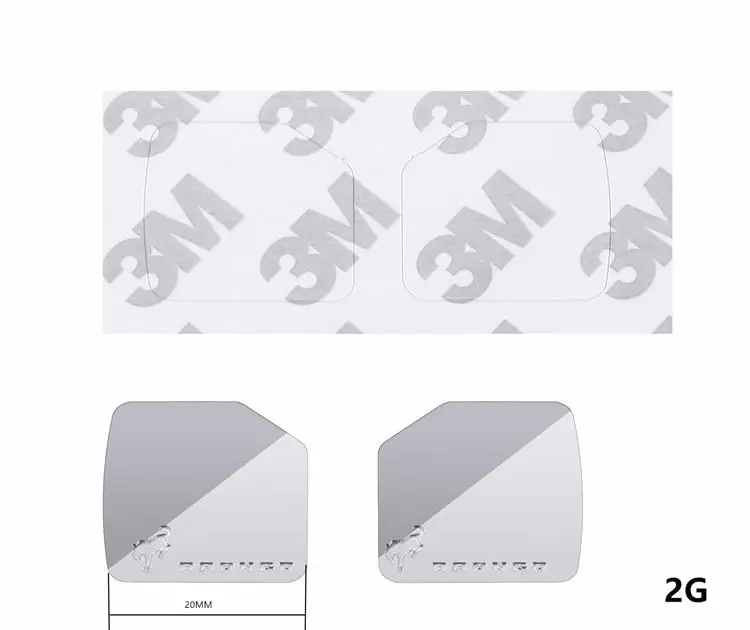 Metal Reflective Rearview Mirror Reflector Parts Reflector For 1/10 rc Car TRAXXAS Trx4 Bronco 92076-4