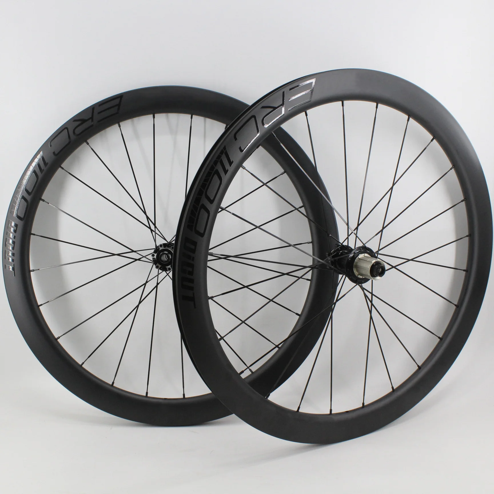 

Newest 50mm 700C Road bike matt UD full carbon fibre tubular clincher tubeless rims carbon bicycle wheelset disc brake CT31 hubs