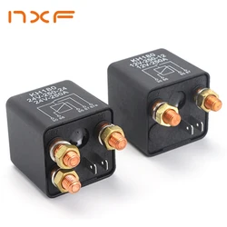 Car Relay 12V 24V 250A Continuous Type High Power Motorcycle Battery Control Switch Terminal Automotive Starter Relay Socket