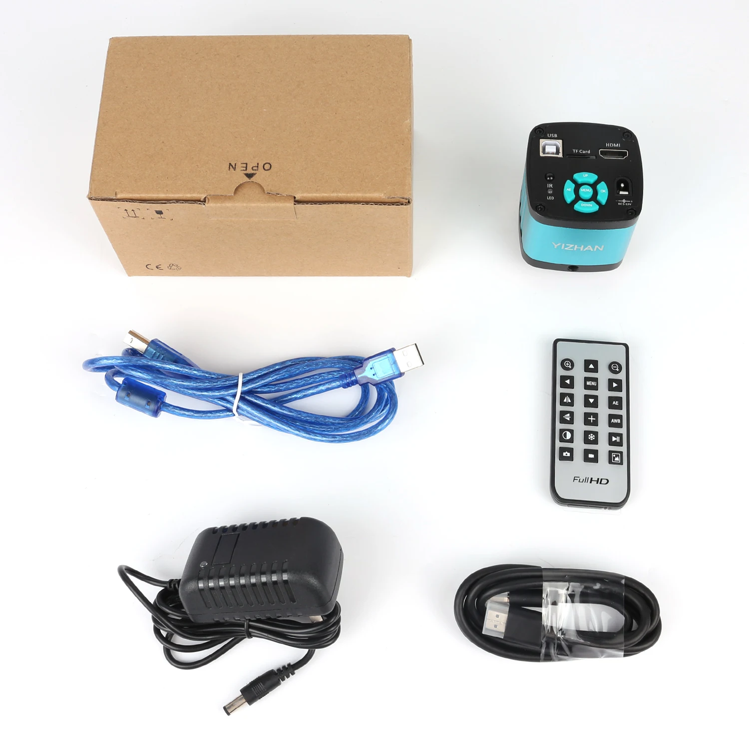 Imagem -05 - Yizhan-câmera Digital de Vídeo Monocular Microscópio 48mp 4k Usb Hdmi Vga Zoom Contínuo 180x C-mount Solda Ferramentas de Reparo de Telefone