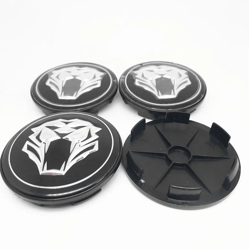 4pcs 68mm Wolf Tiger Lion Eagle Head Car Wheel Center Hub Cap Emblem Badge Covers Auto Styling Accessories