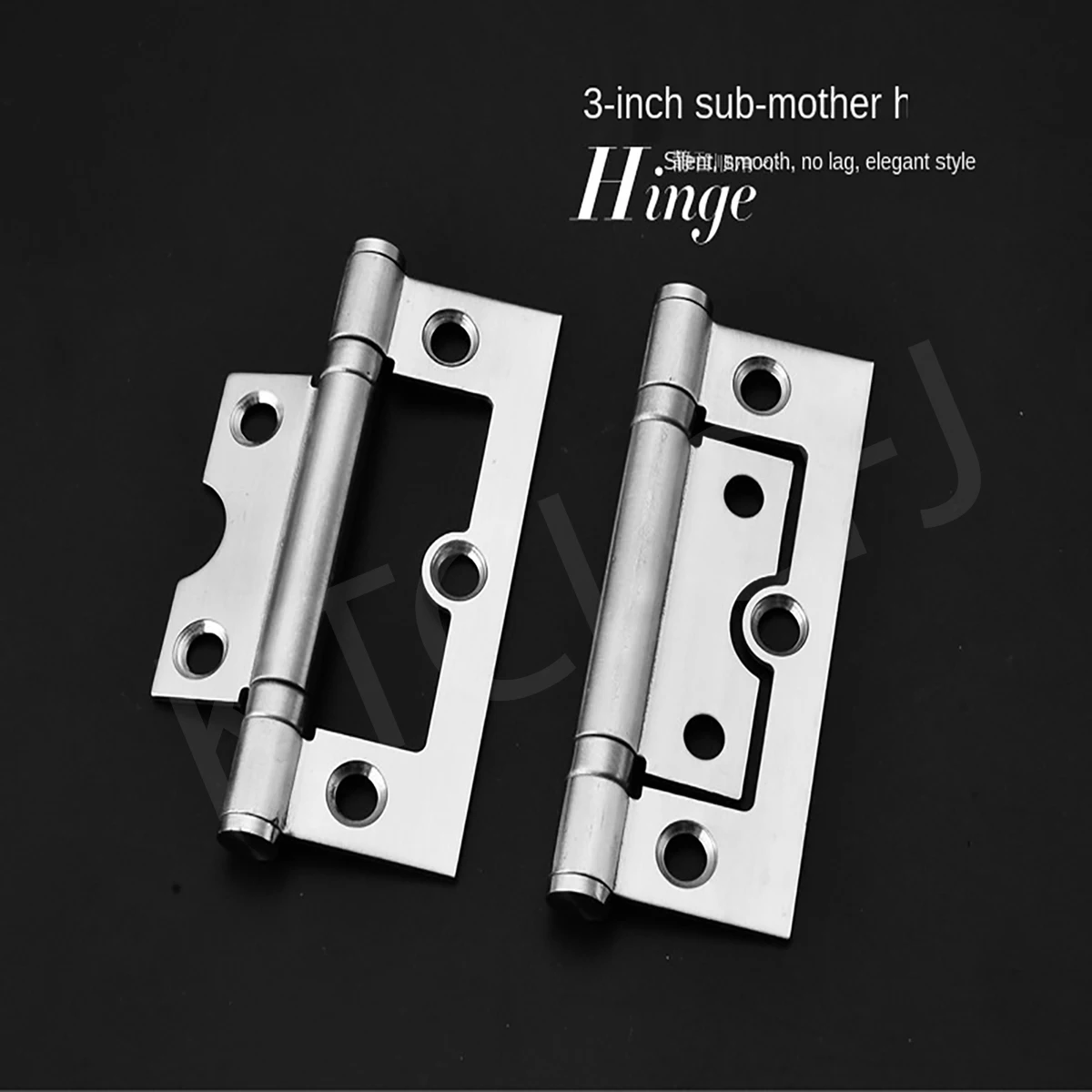 Stainless Steel Accessories Connection Foldable Ball Bearing Heavy Duty Door Hinge Durable Close Tool Easy Install Non-Mortise