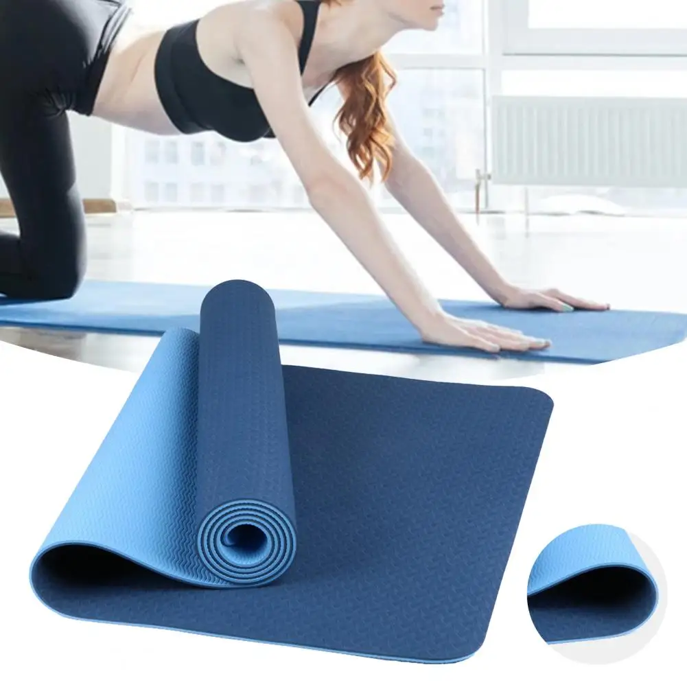 Yoga Mat Fitness Exercise TPE High Density Cushion Mat Sports Indoor Fitness Pilates Gymnastics mat коврик для йоги esterilla