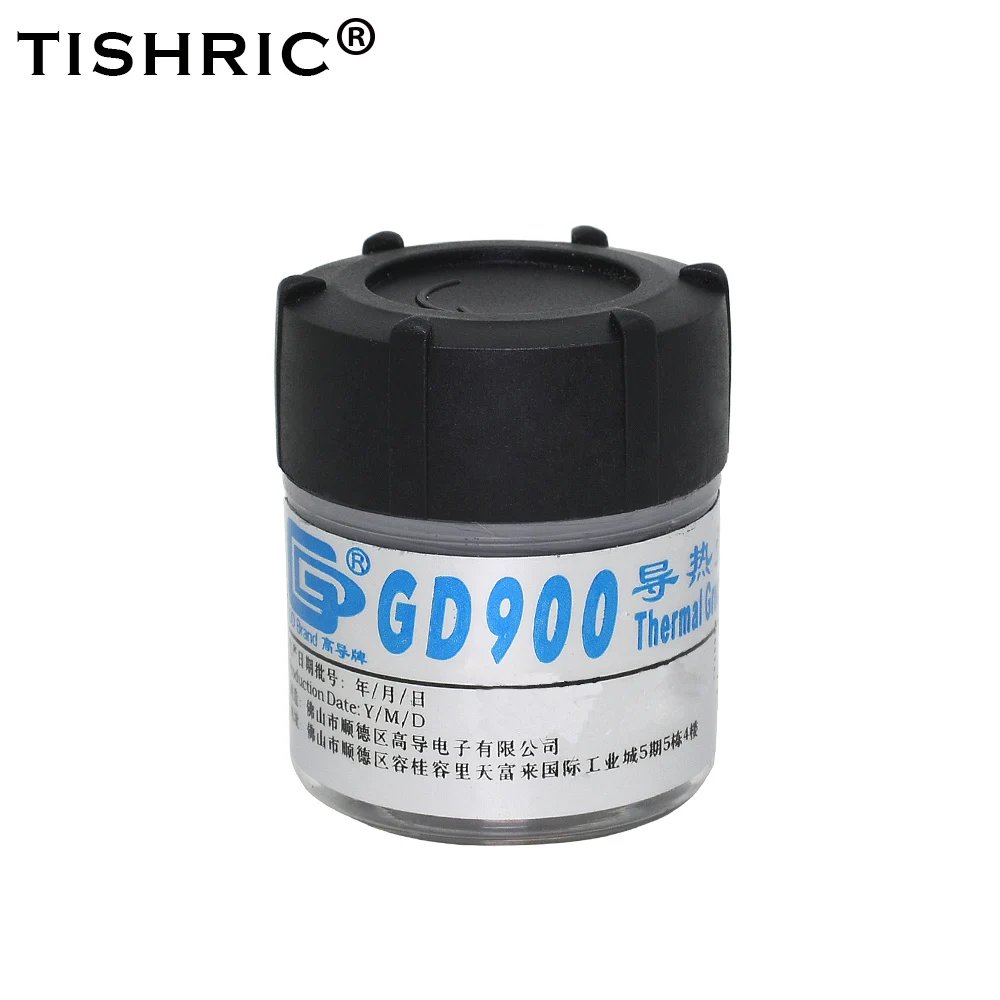 TISHRIC 30G GD900 Thermal Grease GD 900 Thermal Paste Cooling CPU Fan Heatsink Thermal Paste For CPU Thermal Grease For PC