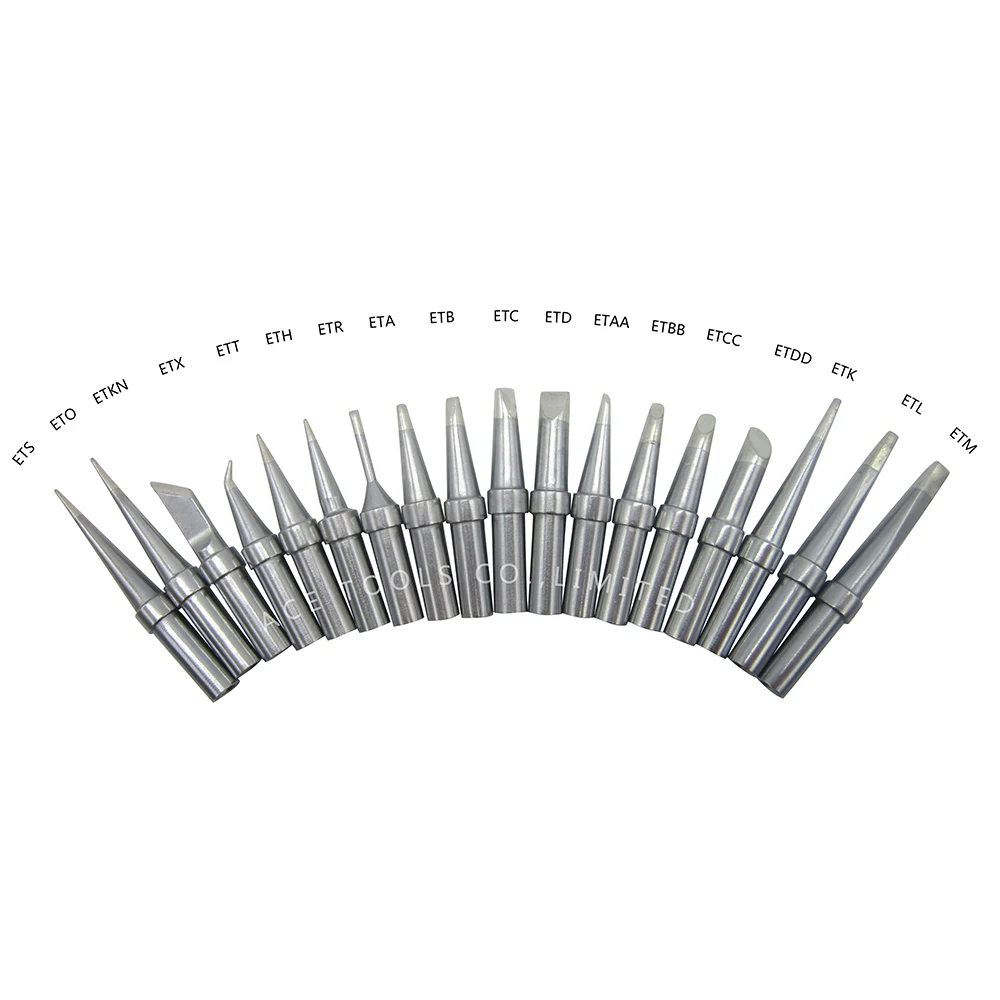 

ET Series Replace Soldering Tips Fit WELLER WES51 WES50 WESD51 WE1010NA W1010 WE1010EU WTL1000S-0 PES51 PES50 LR21 LR20 Handle