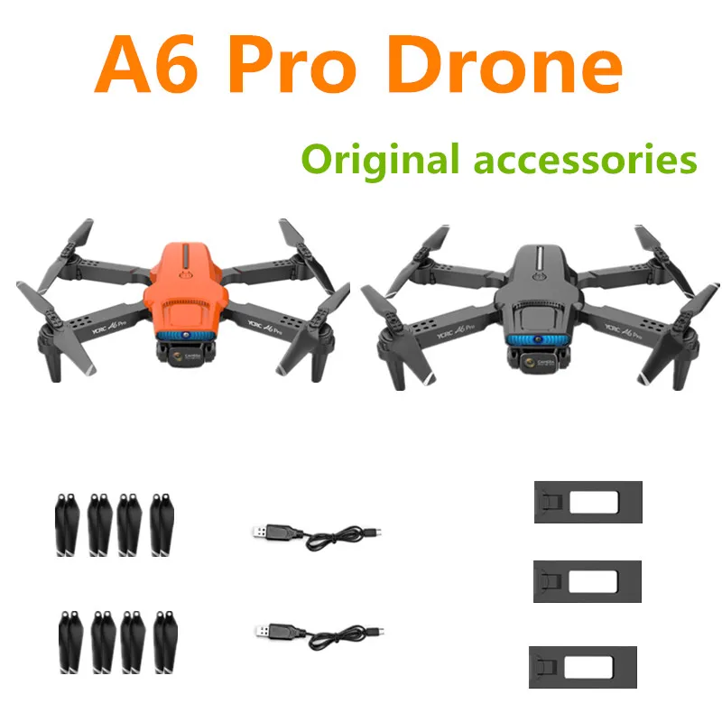 A6 Pro Drone Battery/Propeller Blade/ 3.7V 1600mAh / 1600mAh For   A6 Pro Drones Battery Spare Parts Original Accessories