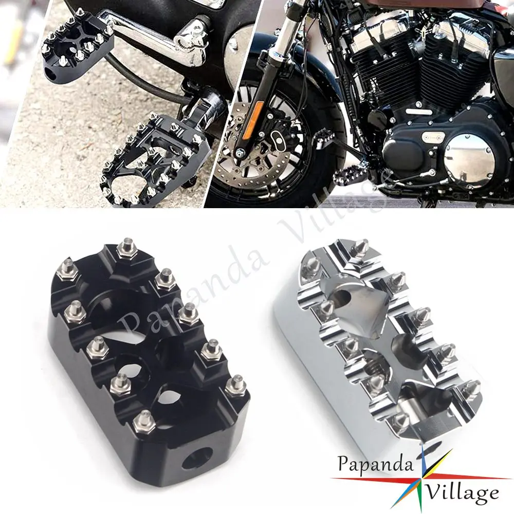 360° Roating Adjust MX Style Shifter Pegs Gear Shift Brake Foot Peg Toe Pegs For Harley Touring Softail Dyna Sportster Universal