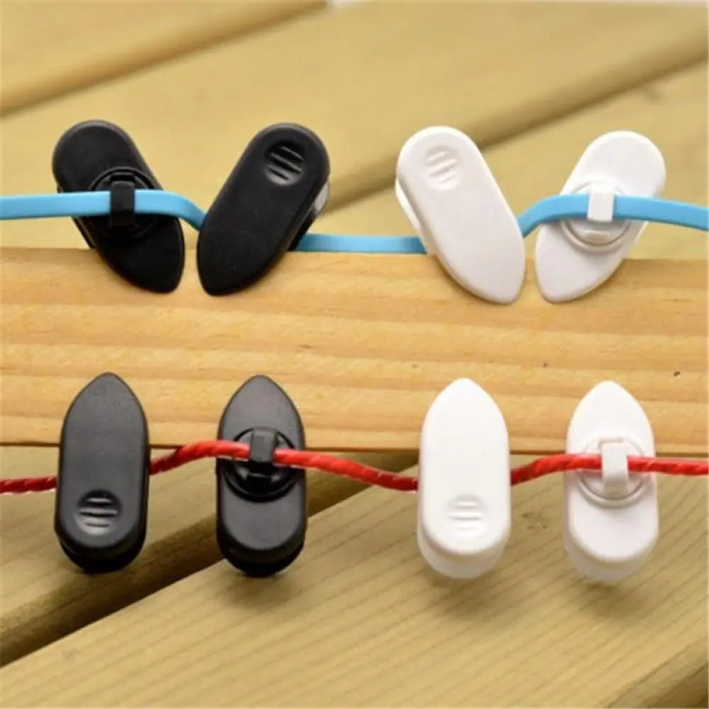 5pcs Clips For Headphone Earphone Cable Wire Fine Nip Clamp Mp3 Mp4 Holder Mount Collar Applicable Round Line Small Noodle Line