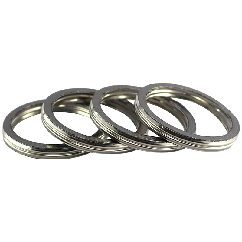 4PCs 44x36x5 Exhaust Pipe Header Gasket Ring for Honda CB750 1991-2003 CBR1100XX 1997-2003 CBF250 2004-2009 SXS700M2 M4