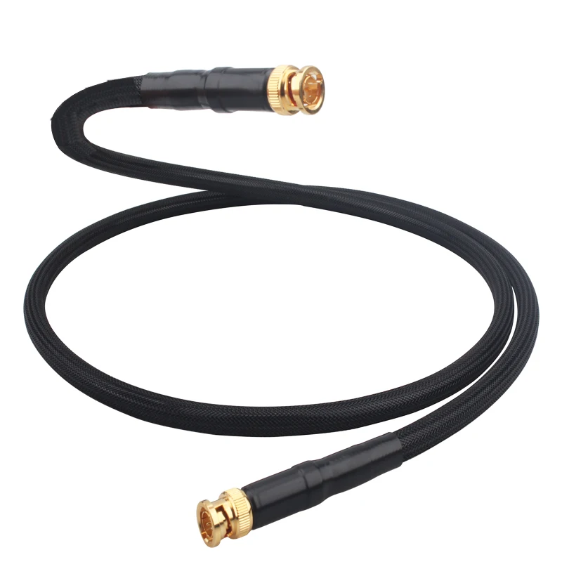 

Pure Silver BNC Digital Coaxial Cable HD Video Cable DI Radio Frequency SMA HiFi Audio Cables