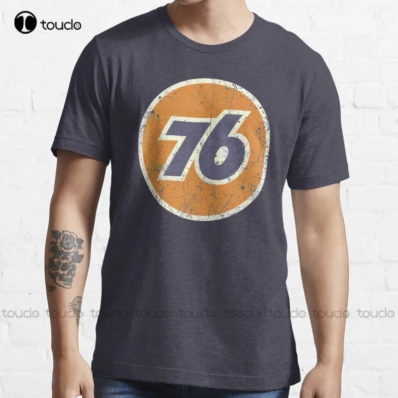 New 76 Oil Union Vintage T-Shirt Men Tshirts S-5Xl Cotton Tee Shirt dress shirts for men Unisex