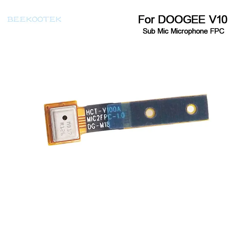 New Original DOOGEE V10 Sub Mic Microphone FPC Repair Replacement Accessories Parts For Doogee V10 6.39 Inch Smartphone