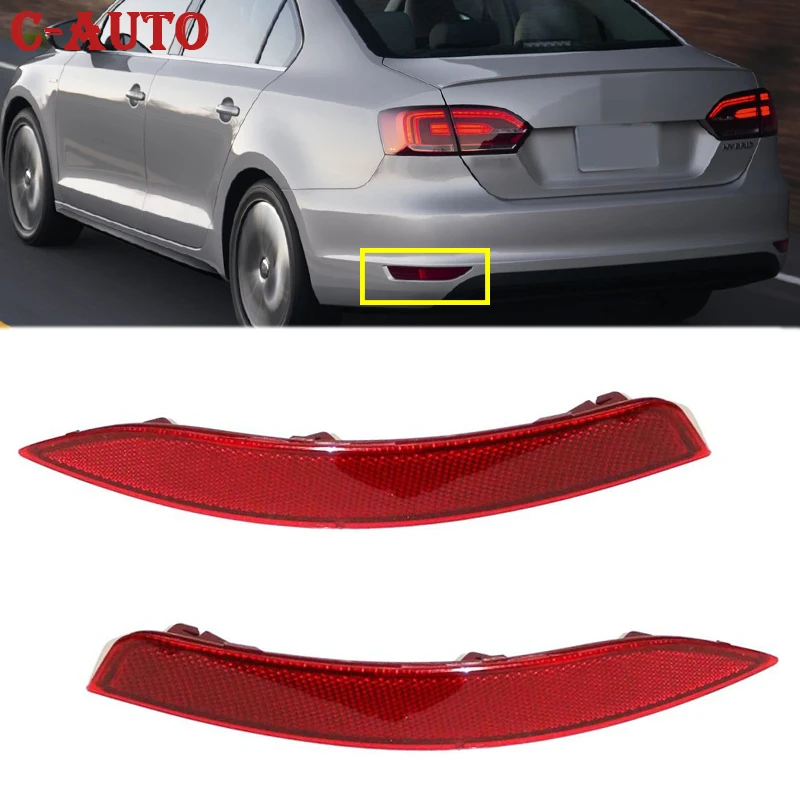 Car Rear Tail Bumper Corner Reflector Decorative False Light Lamp Signal Light For VW Jetta A6 EU Version 2011 2012 2013 2014