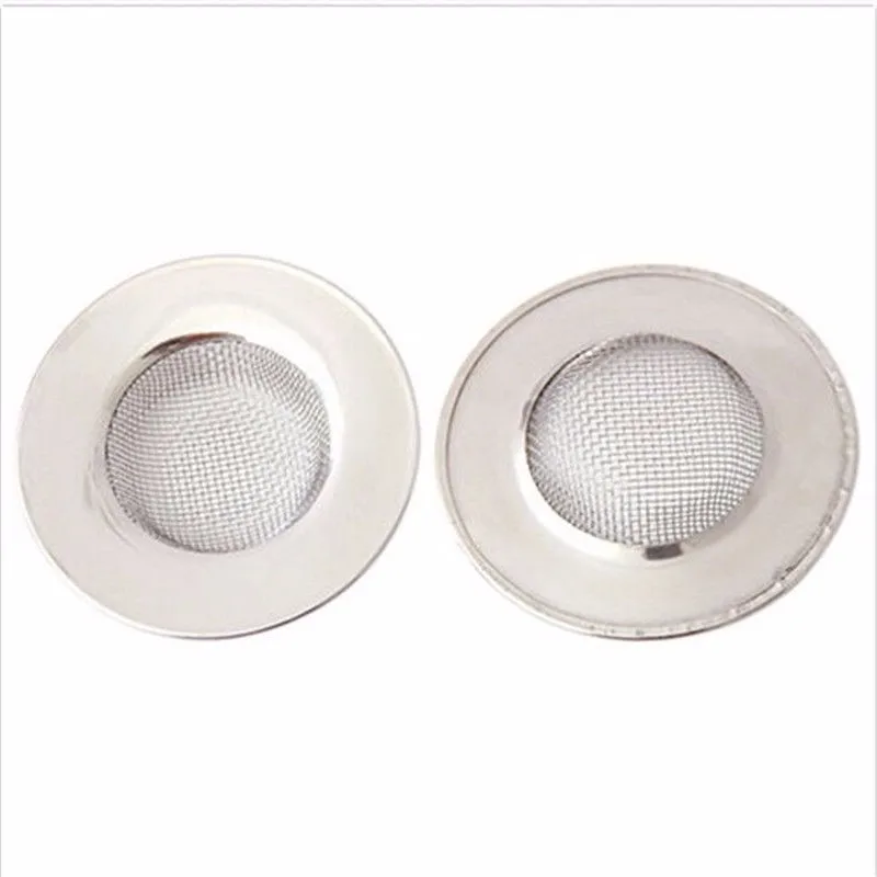 1pcs Stainless Steel Stopper Shower Drain Hole Filter Trap Kitchen Metal Sink Strainer