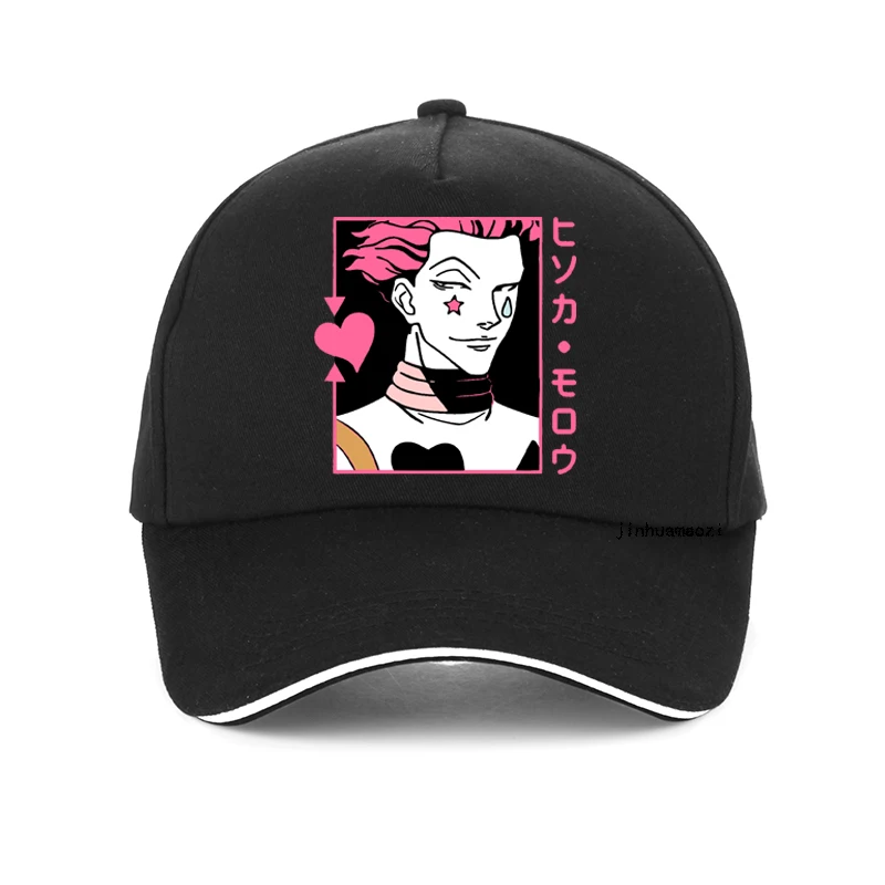 

anime Killua Zoldyck Baseball Caps Snapback Men Women print Anime Hunter X Hunter Dad Hat Cotton Cartoons Outdoor Sun Cap