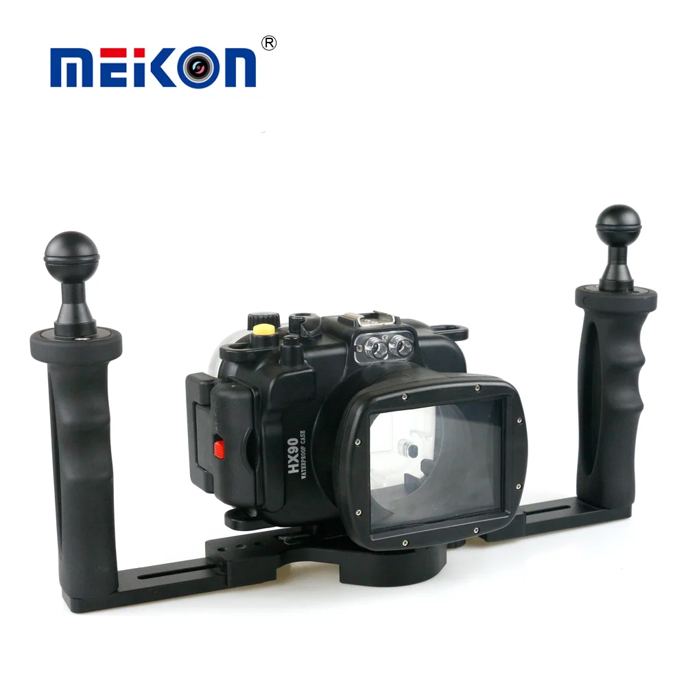 MEIKON 40m/130ft Waterproof Camera Housing For Sony HX90 Underwater Drifting Surfing Swimming Diving Case