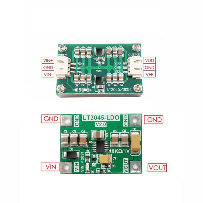 LT3045 LT3094 Tích Cực Điện Áp Điện Áp Âm Tiếng Ồn Thấp Ổn Định Tuyến Tính Cung Cấp Điện Ban Đắc Tiền Khuếch Đại