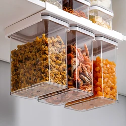 Cabinet Hanging Airtight Food Storage Container Plastic Kitchen Refrigerator Large-capacity Noodle Box Multigrain Storage Tank