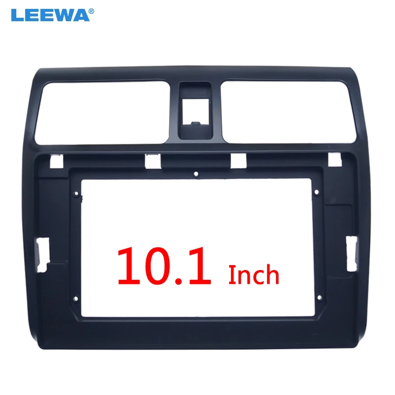 LEEWA Car 2Din Audio Radio Fascia Frame Adapter For Suzuki Swift 09-16 Big Screen 10.1