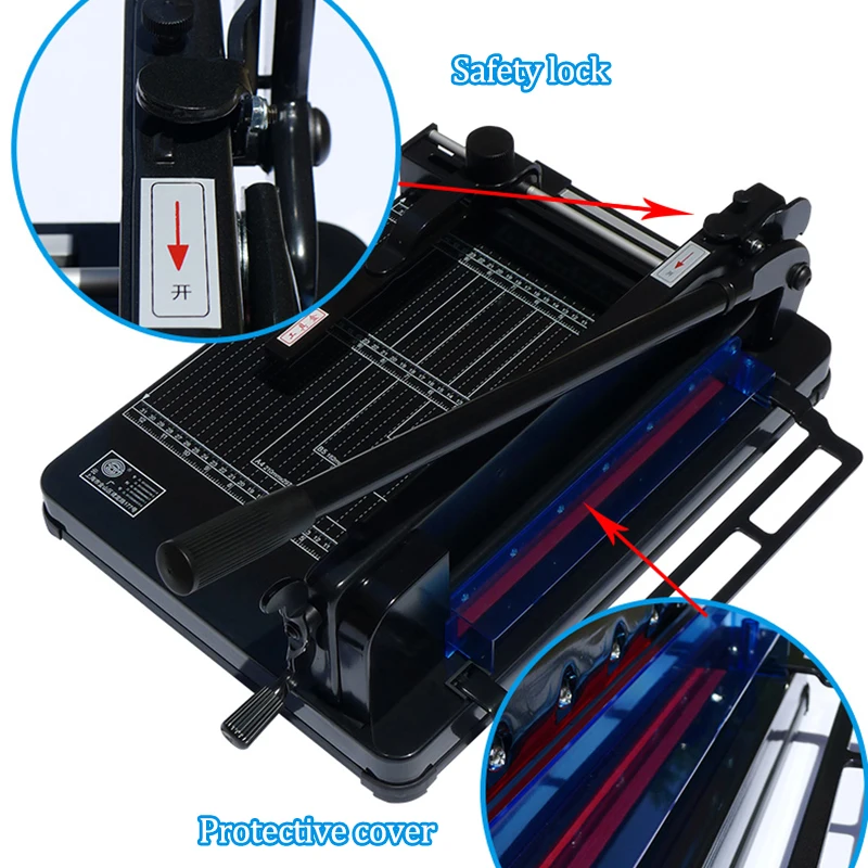 Máquina de corte Manual de papel, herramientas para oficina y hogar, 858A3