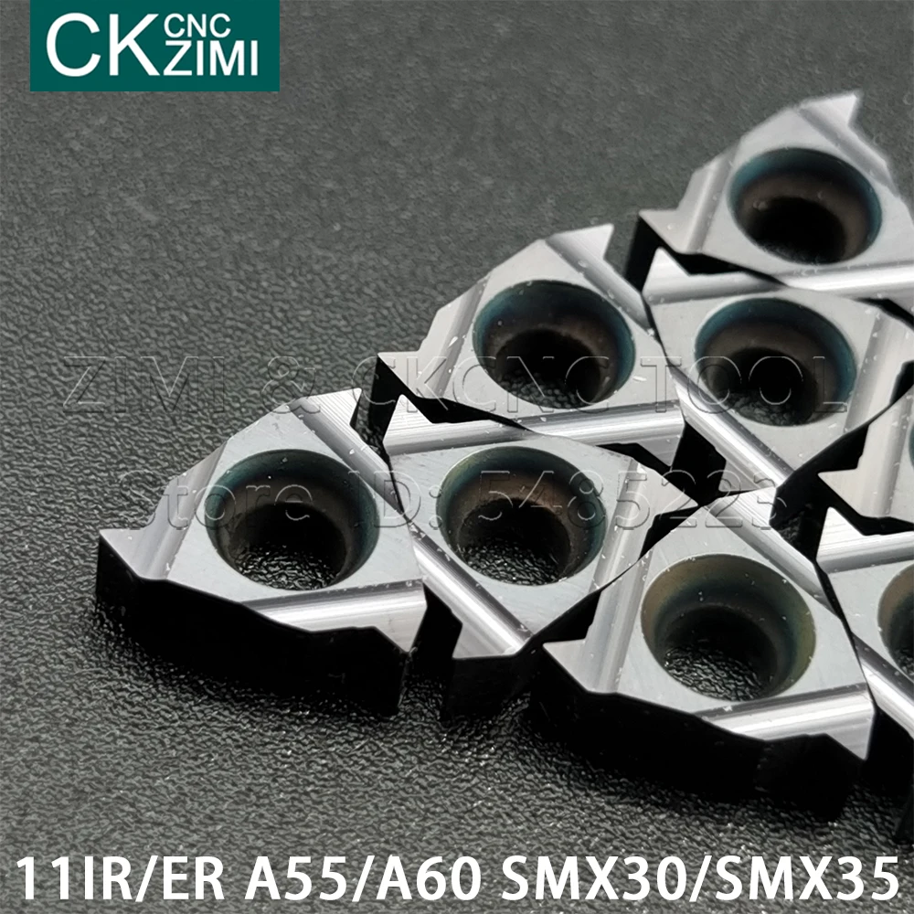 11IR 11ER A55 A60 SMX30 SMX35 External Internal threading Carbide Turning insert general pitch lathe CNC tool Carbide blade tool