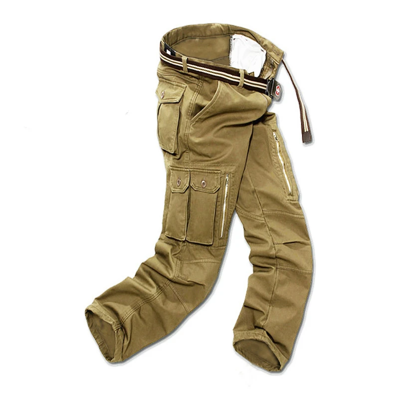 Salopette multi-poches pour hommes, nouvelle collection, grande taille, pantalon décontracté, mode militaire tactique, automne hiver 2022