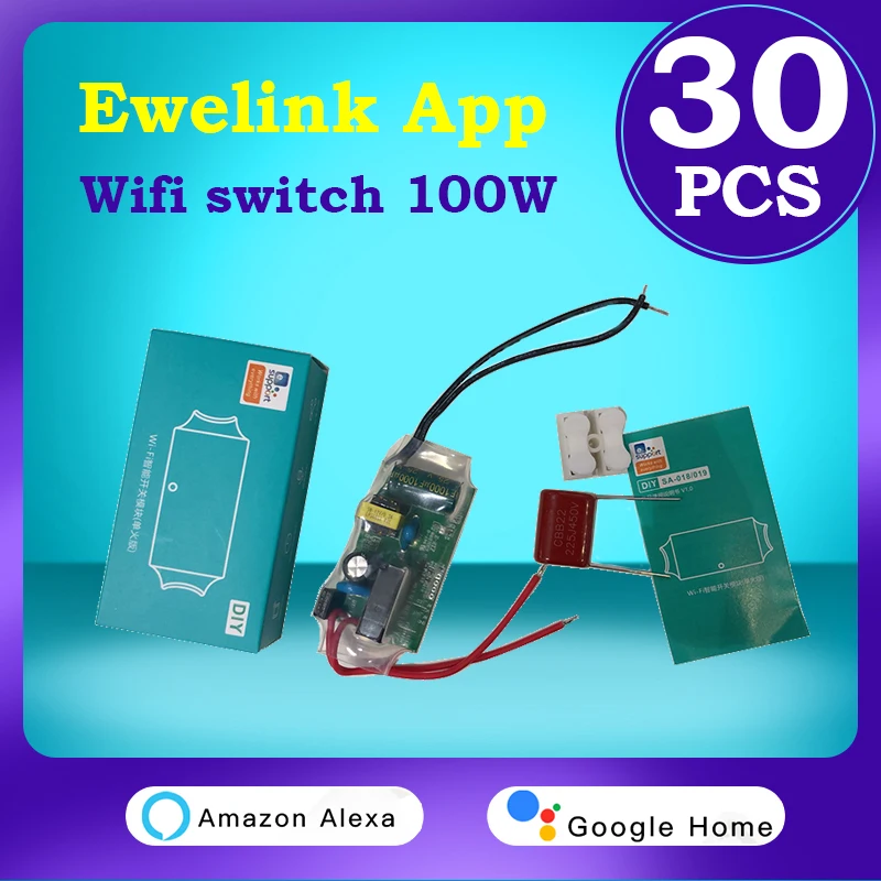 NEW EWelink WiFi Light Switch Module diy automation residential for L wire switch support Alexa echo Google ifttt yandex Alice